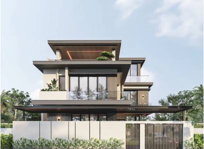 MẪU THIẾT KẾ BIỆT THỰ HIỆN ĐẠI TẠI XÃ BÌNH HƯNG THÀNH PHỐ HỒ CHÍ MINH