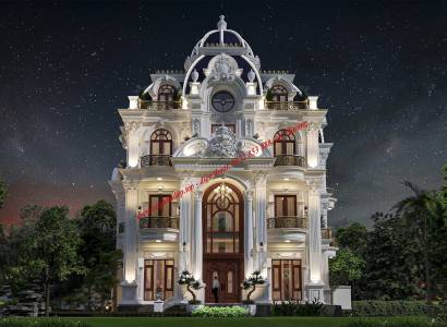 MẪU THIẾT KẾ BIỆT THỰ CỔ ĐIỂN CHÂU ÂU TẠI PHƯỜNG THỦ DẦU MỘT, THÀNH PHỐ HỒ CHÍ MINH