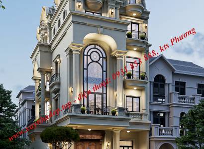 MẪU NHÀ PHỐ TÂN CỔ ĐIỂN 5 TẦNG CÓ HẦM TẠI THÀNH PHỐ HỒ CHÍ MINH