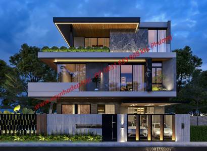 NGÔI BIỆT THƯ HIỆN ĐẠI ĐẸP NHẤT TẠI TP MỚI BÌNH DƯƠNG