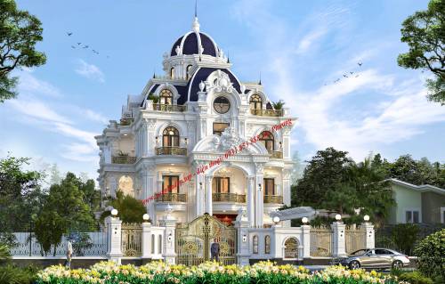 MẪU THIẾT KẾ BIỆT THỰ CỔ ĐIỂN CHÂU ÂU TẠI THÀNH PHỐ CẦN THƠ