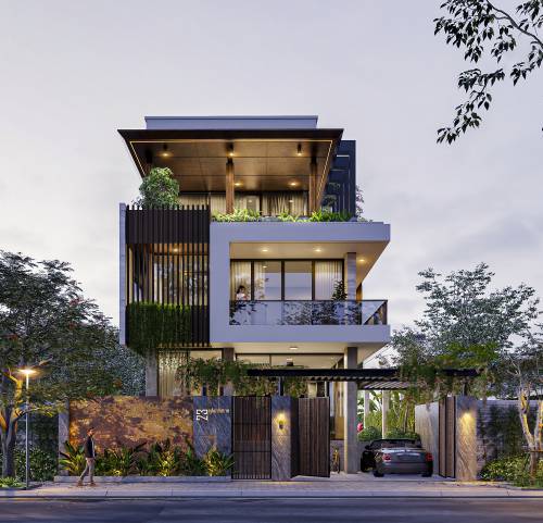 THIẾT KẾ NHÀ PHỐ HIỆN ĐẠI TẠI THÀNH PHỐ HỒ CHÍ MINH