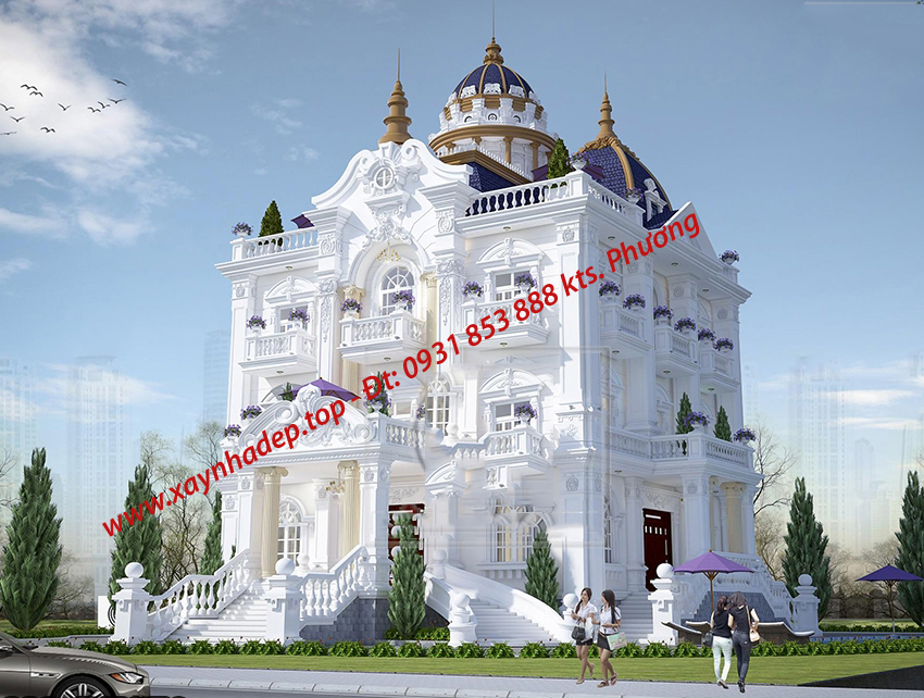 Mẫu Thiết Kế Biệt Thự Cổ Điển Châu Âu 3 Tầng Đẹp Nhất