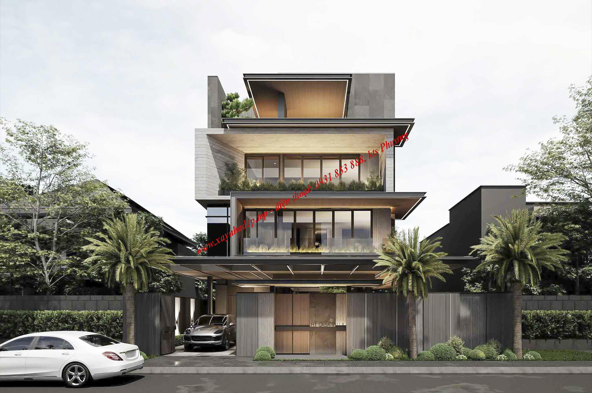 MẪU BIỆT THỰ HIỆN ĐẠI ĐẸP TẠI THÀNH PHỐ HỒ CHÍ MINH