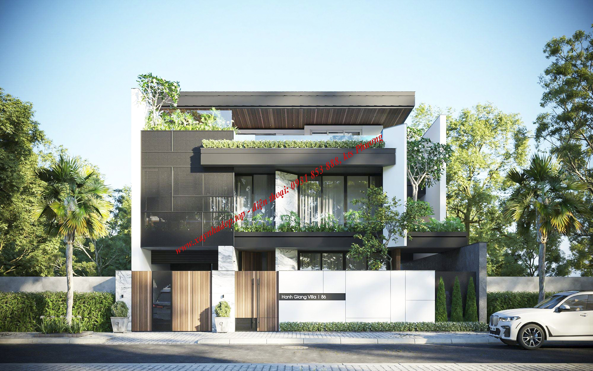 MẪU THIẾT KẾ BIỆT THỰ HIỆN ĐẠI TẠI PHƯỜNG CẦU KIỆU TẠI TP HỒ CHÍ MINH