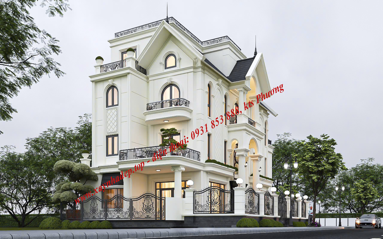 MẪU THIẾT KẾ BIỆT THỰ MÁI THÁI ĐẸP TẠI THÀNH PHỐ HỒ CHÍ MINH